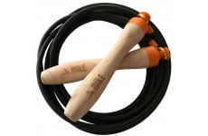 Скоростная скакалка с деревянными рукоятками RIKE Speed Jump Rope