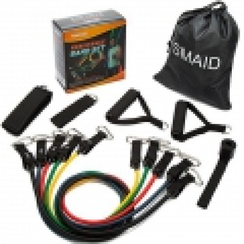 Набор трубчатых амортизаторов с рукоятками SMAID Resistance Band Set (5 амортизаторов)