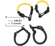 Набор амортизаторов для ног DAS LEBEN Kinetic Speed Agility Training Strength Leg Resistance Bands Set