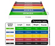 Набор амортизаторов Петля ZOKEA Resistance Bands Exercise Set 5 шт.