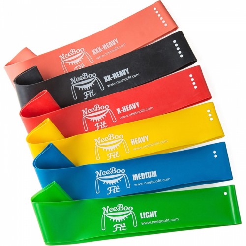 Набор амортизаторов ленточных Петля NEEBOOFIT Resistance Loop Band Set 6 штук