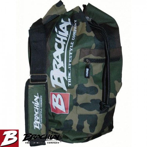 Спортивная водонепроницаемая сумка-мешок BRACHIAL Duffel Bag Camo камуфляж