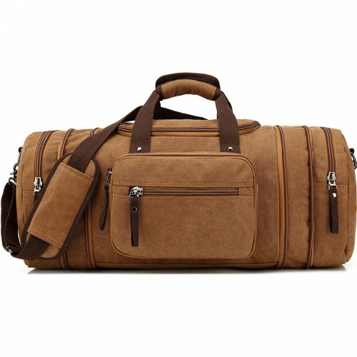 Спортивная сумкак KENOX Oversized Canvas Travel Tote Luggage Weekend Duffel Bag