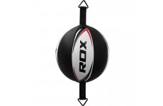 Боксерская груша на растяжке RDX White с резиновым жгутом
