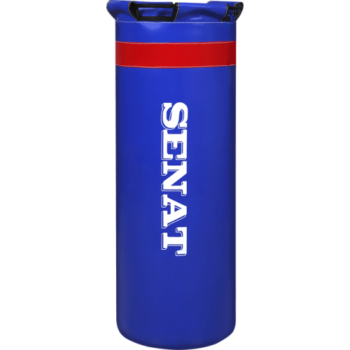 Мешок боксерский Senat Elit 100х30 с кольцом, ПВХ, красный, синий