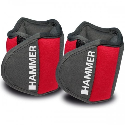 УТЯЖЕЛИТЕЛИ HAMMER WRIST SLEEVE 2X0,5 КГ 66308