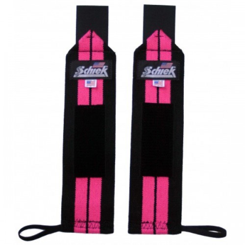 Женские кистевые бинты на запястья SCHIEK Line Wrist Wraps 1112Р 30см пара