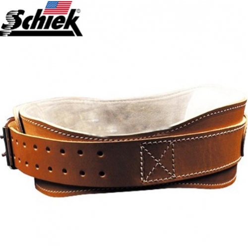 Пояс атлетический кожаный SCHIEK Power Leather Contour Belt 2004L 10 см