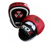 Лапы боксерские RDX Gel Focus Red