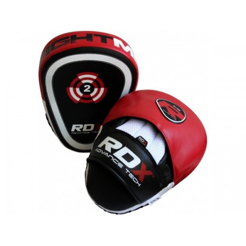 Лапы боксерские RDX Gel Focus Red