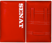 Макивара Senat, ПВХ, 48х28х12 см, красная, синяя