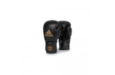 Боксерские перчатки Adidas ADISTAR черно-золотые