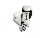 Боксерские перчатки Adidas BOX-FIT бело-черные