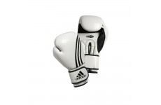 Боксерские перчатки Adidas BOX-FIT бело-черные