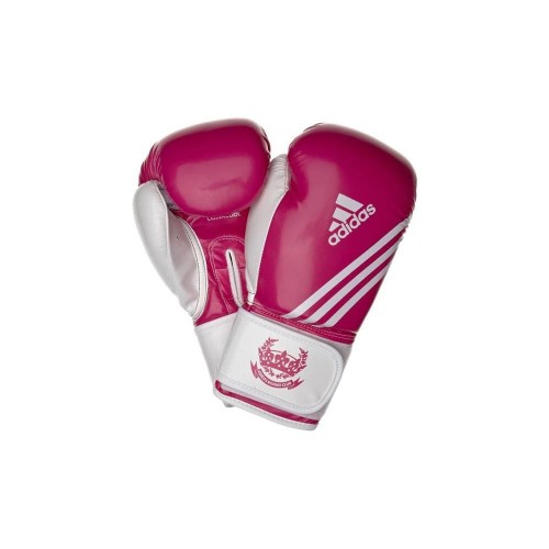 Боксерские перчатки Adidas Fitness пурпурно-белый