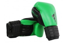Боксерские перчатки Adidas Hybrid 200 Черно-зеленые