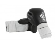 Боксерские перчатки Adidas Hybrid 300 Черно-белые