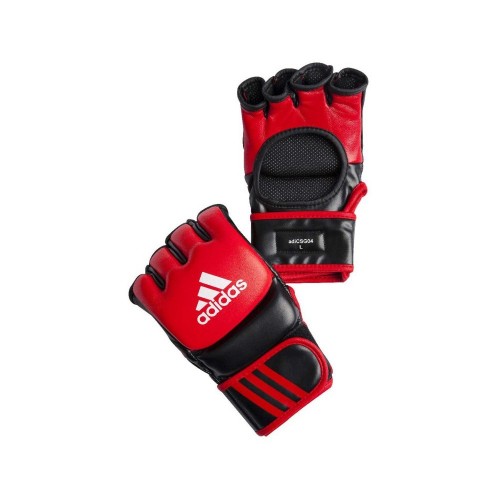 Перчатки тренировочные Adidas ММА/COMBAT кожа кр/черн