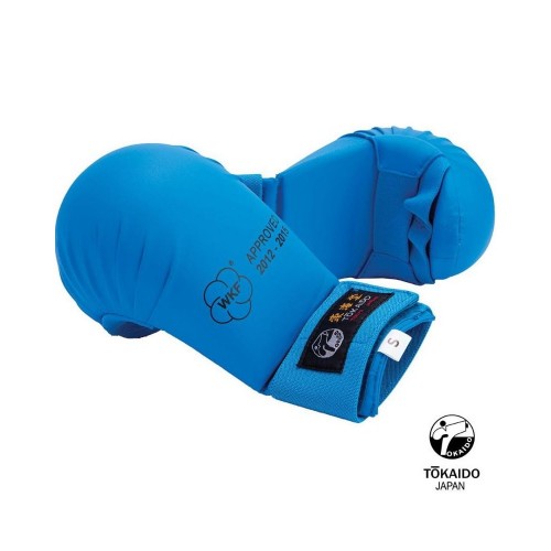 Перчатки для каратэ Adidas Tokaido. Цвет синий