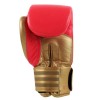 Боксерские перчатки Adidas Hybrid 200. Ярко-красный, золотой  фото 2