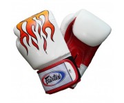 Боксерские перчатки Fairtex (BGV1-white flame)