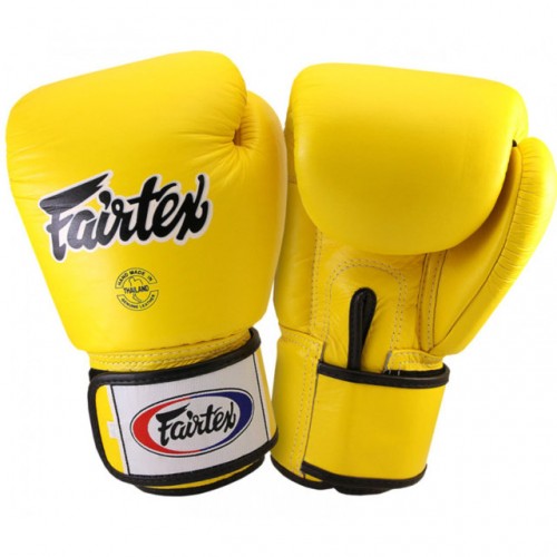 Боксерские перчатки Fairtex BGV1-yllw