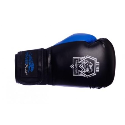 Боксерские перчатки PowerPlay 3002 Eagle Series Blue