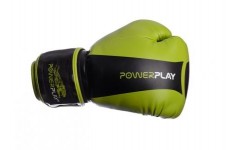 Боксерские перчатки PowerPlay 3003 Tiger Series Green
