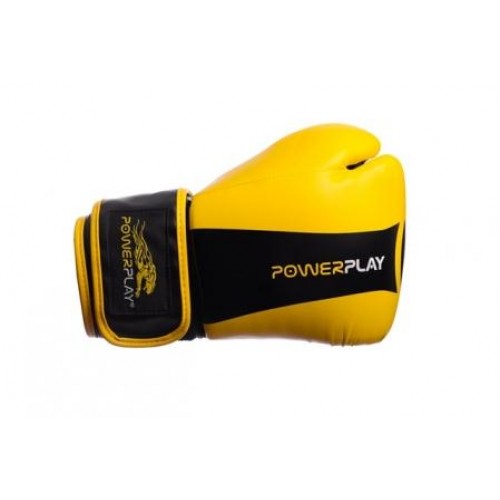 Боксерские перчатки PowerPlay 3003 Tiger Series Yellow