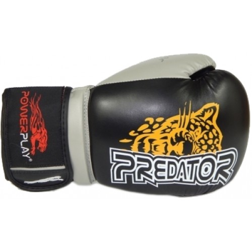 Боксерские перчатки PowerPlay 3008 Jaguar Predator Serits Black