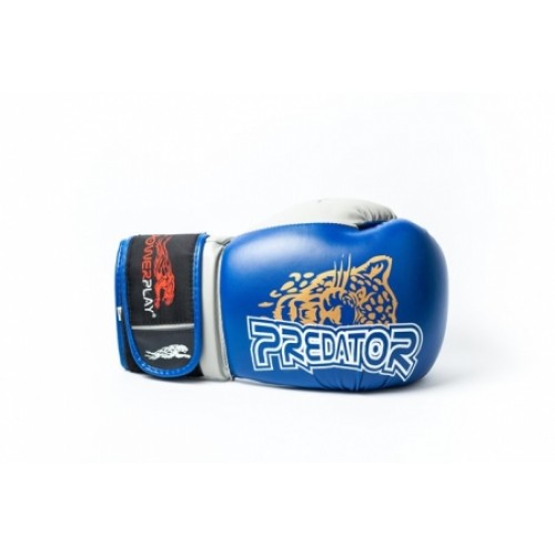 Боксерские перчатки PowerPlay 3008 Jaguar Predator Serits Blue