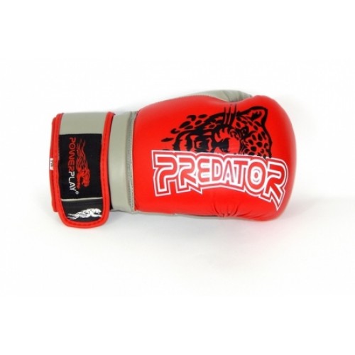 Боксерские перчатки PowerPlay 3008 Jaguar Predator Serits Red