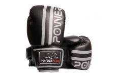 Боксерские перчатки PowerPlay 3010 Черно-Серый