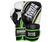 Перчатки для бокса PowerSystem PS 5006 Contender Black/Green Line