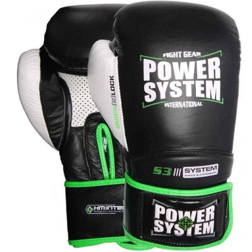 Перчатки для бокса PowerSystem PS 5004 Impact Black