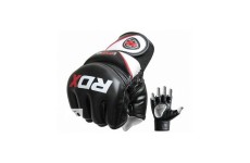 Перчатки ММА RDX Rex Leather Black