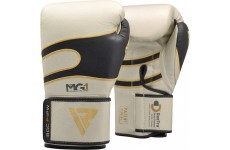 Боксерские перчатки RDX Leather Pearl White