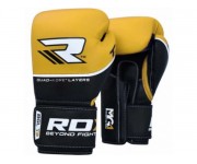 Боксерские перчатки RDX Quad Kore Yellow