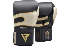 Боксерские перчатки RDX Leather Black White