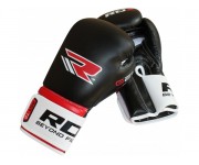 Боксерские перчатки RDX Rex Leather Black