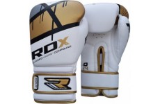 Боксерские перчатки RDX Rex Leather Gold