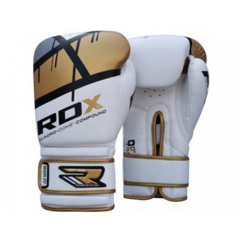 Боксерские перчатки RDX Rex Leather Gold