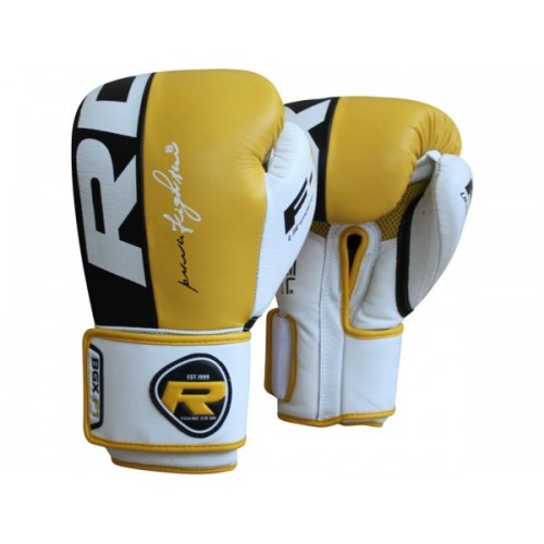 Боксерские перчатки RDX Yellow Pro