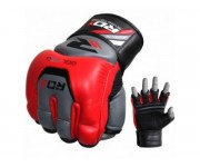 Снарядные перчатки RDX Leather Red