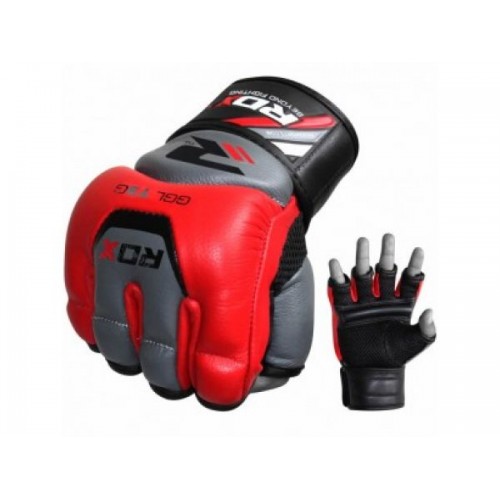 Снарядные перчатки RDX Leather Red