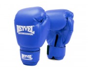 Боксёрские перчатки REYVEL винил Синий, 14 Oz