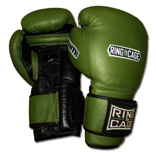 Боксерские перчатки RING TO CAGE Deluxe MiM-Foam Sparring Gloves - Safety Strap