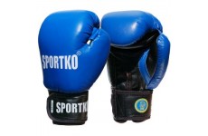 БОКСЕРСКИЕ ПЕРЧАТКИ SPORTKO FBU КОЖА