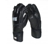 Перчатки с открытыми пальцами Sportko Black