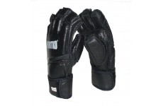 Перчатки с открытыми пальцами Sportko Black